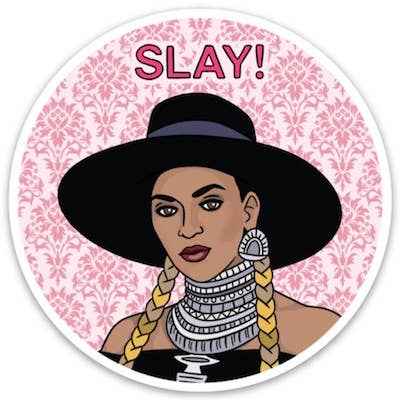 Beyonce Slay Sticker - Colors & Cocktails