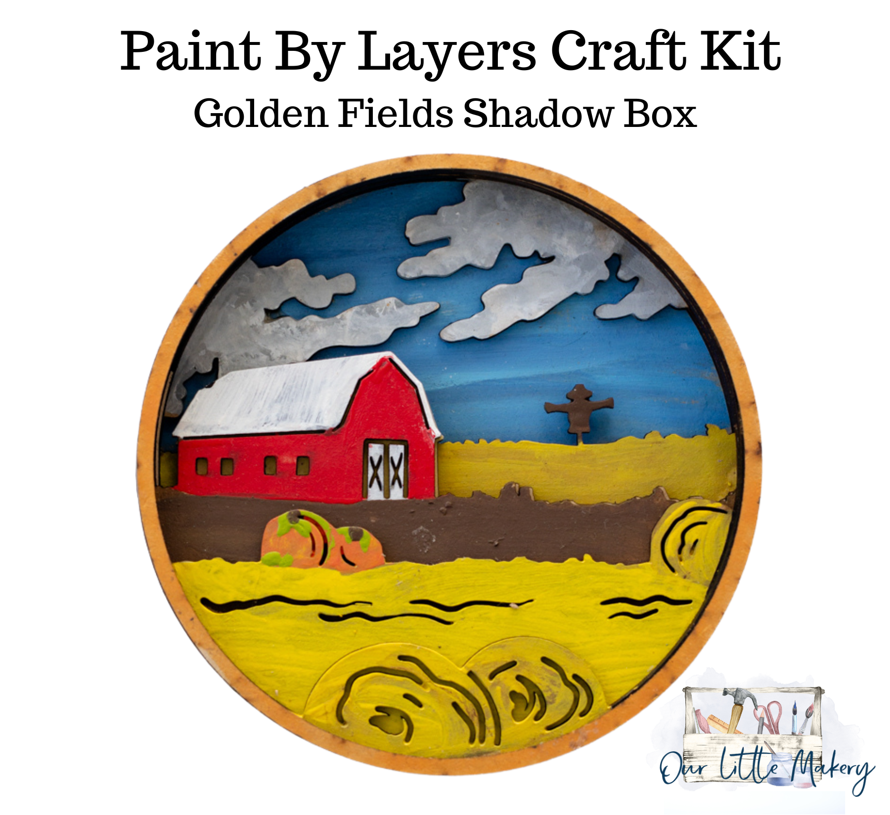 Golden Fields Shadow Box Kit