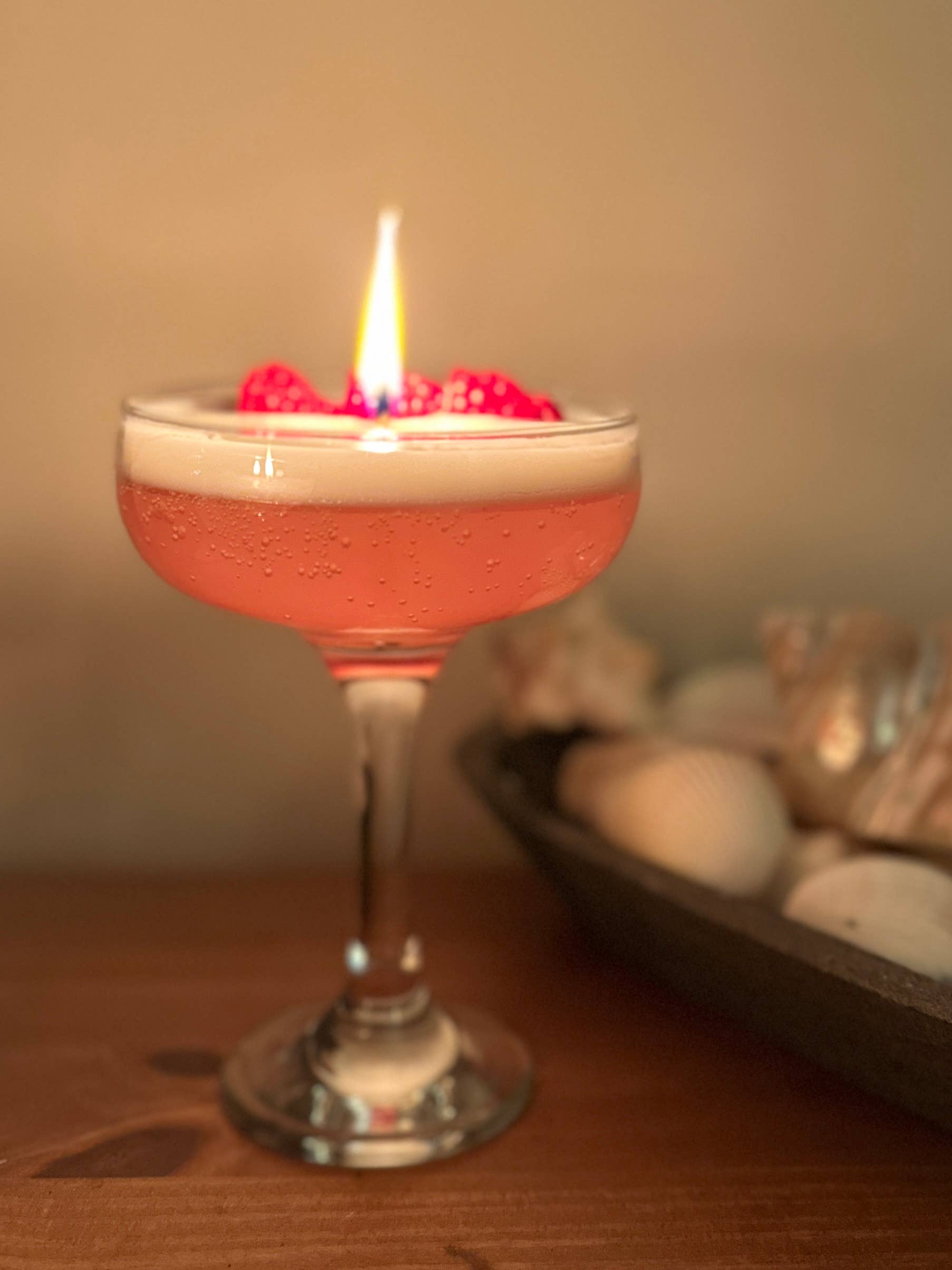 French Martini ~ Valentines Coup Candle 8 oz. : W/ Bag