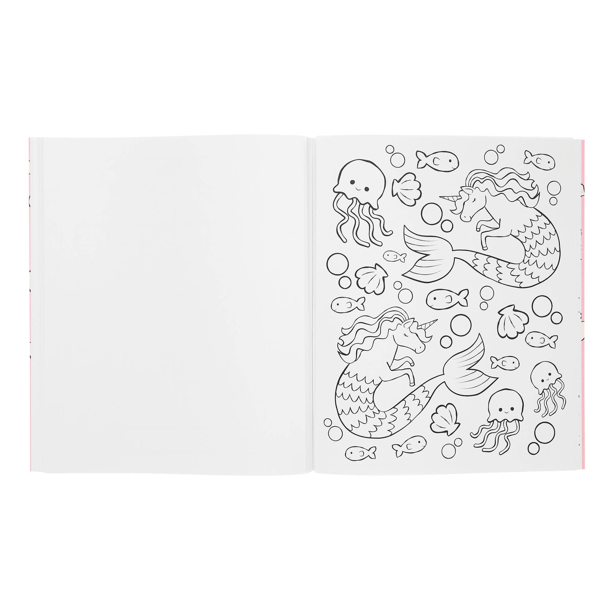 Color-in' Book - Enchanting Unicorns - 31 Pages
