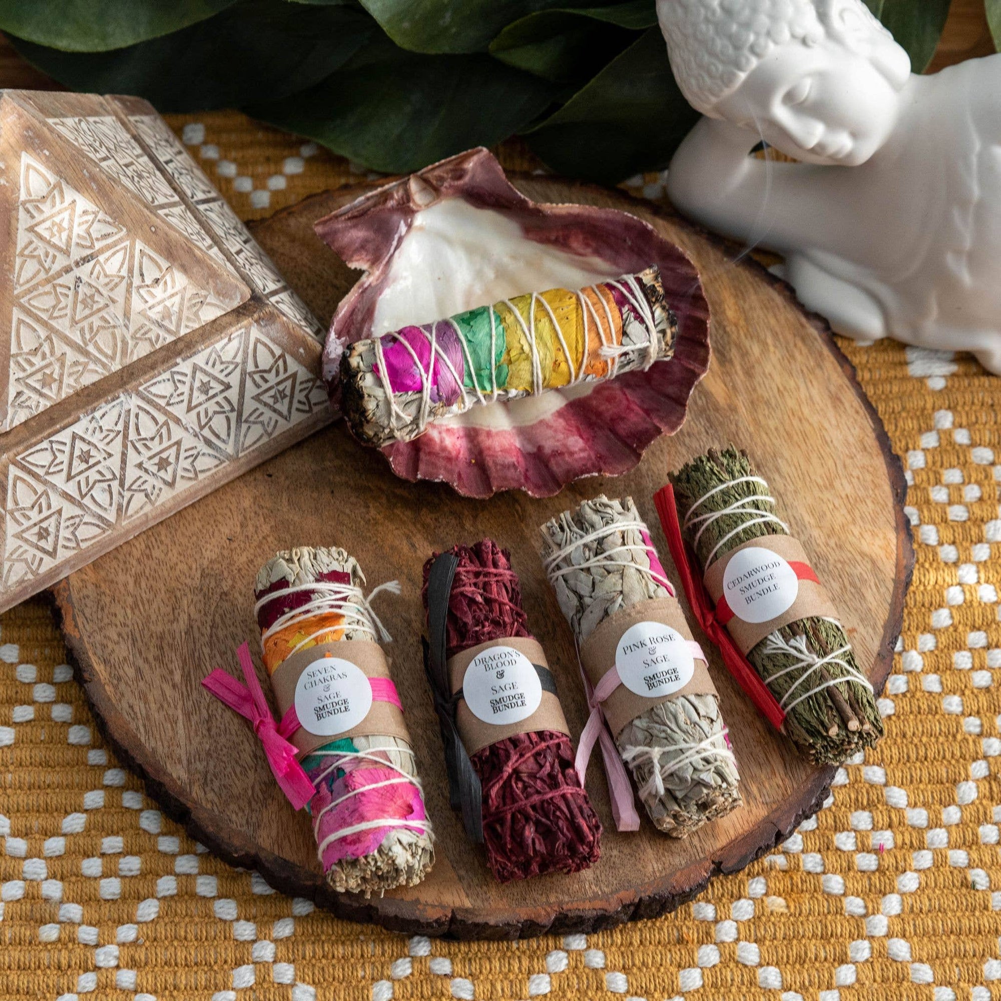 Sage Smudge Bundles  20+ blends: Rose Petal and Sage