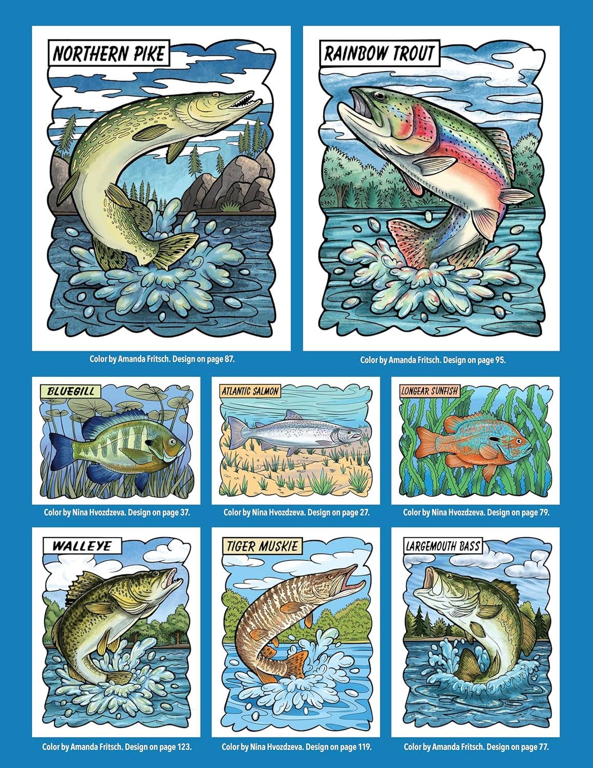 Fantastic Game Fish of North America Coloring Book