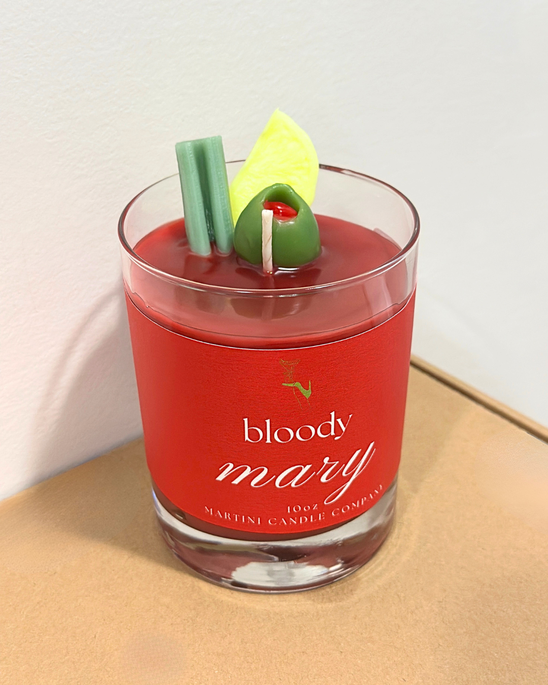 10 oz. Bloody Mary Candle - Soy Blend: With Label