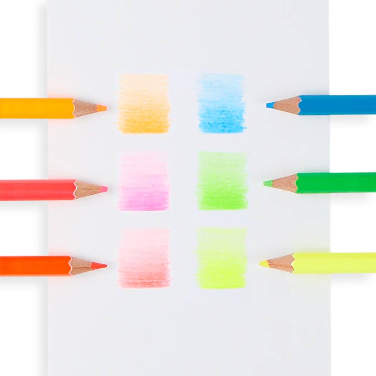 Jumbo Brights Neon Colored Pencils - Set of 6