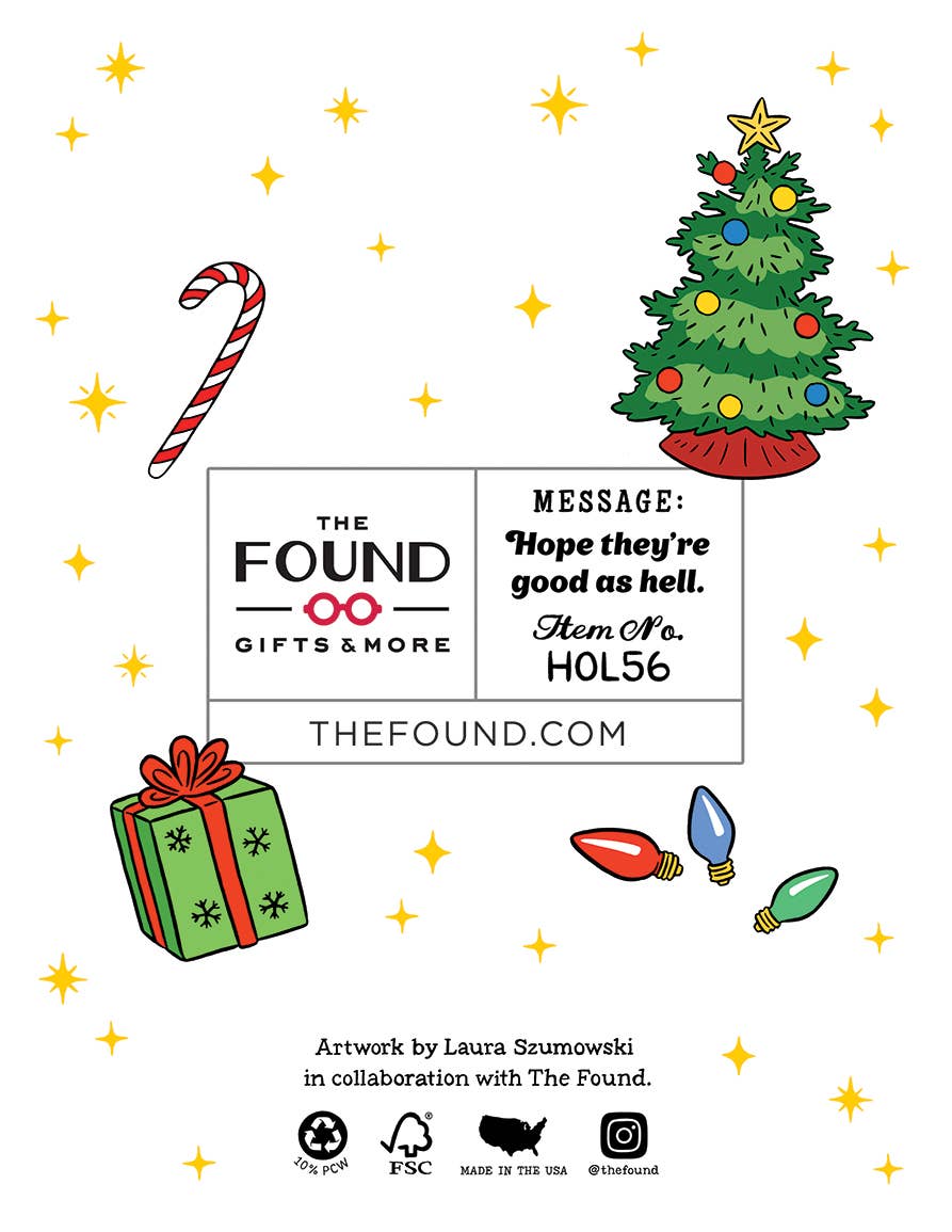 Happy Holidays Good As Hell Christmas Card