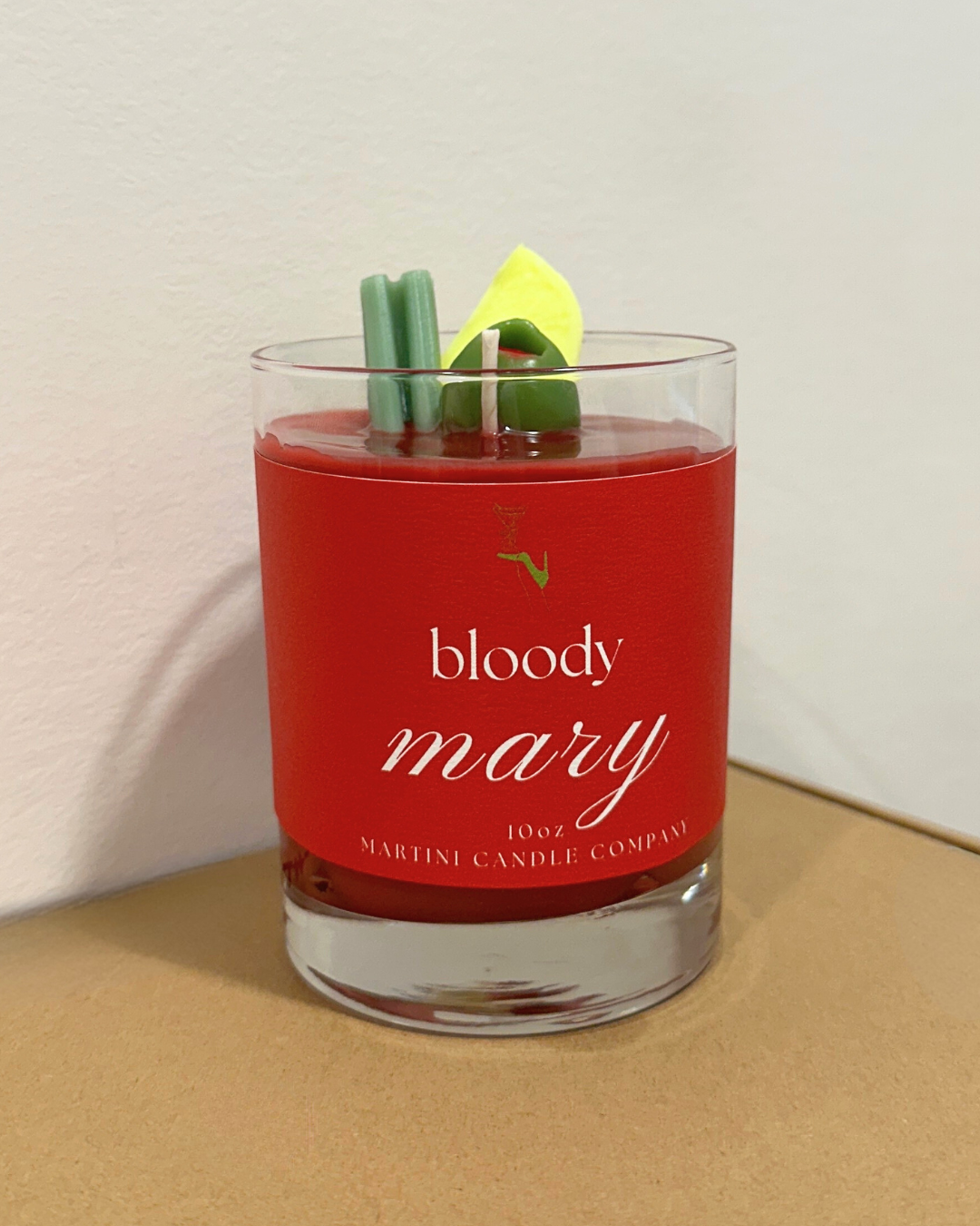 10 oz. Bloody Mary Candle - Soy Blend: With Label
