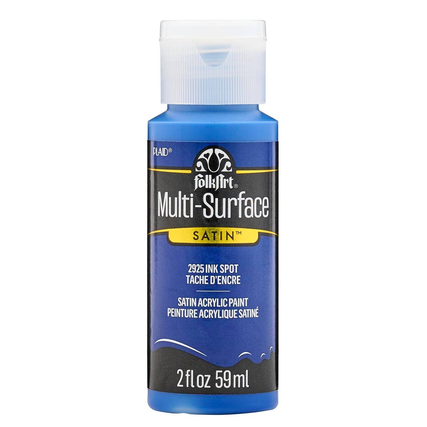 FolkArt ® Multi-Surface Satin Acrylic Paint - 2 oz: Ink Spot