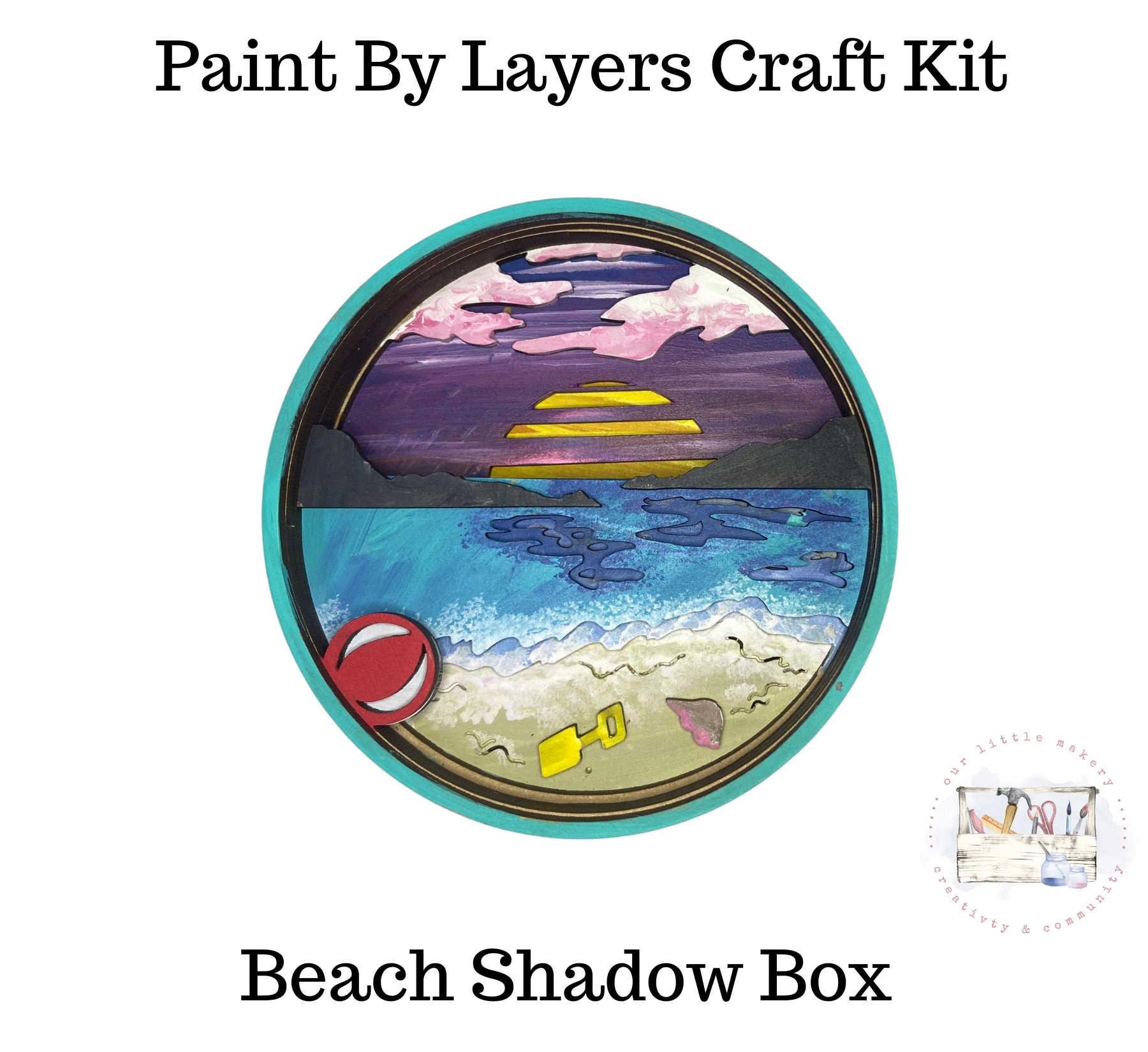 Beach Days Shadow Box Kit