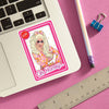 Trixie Oh Honey Die Cut Sticker