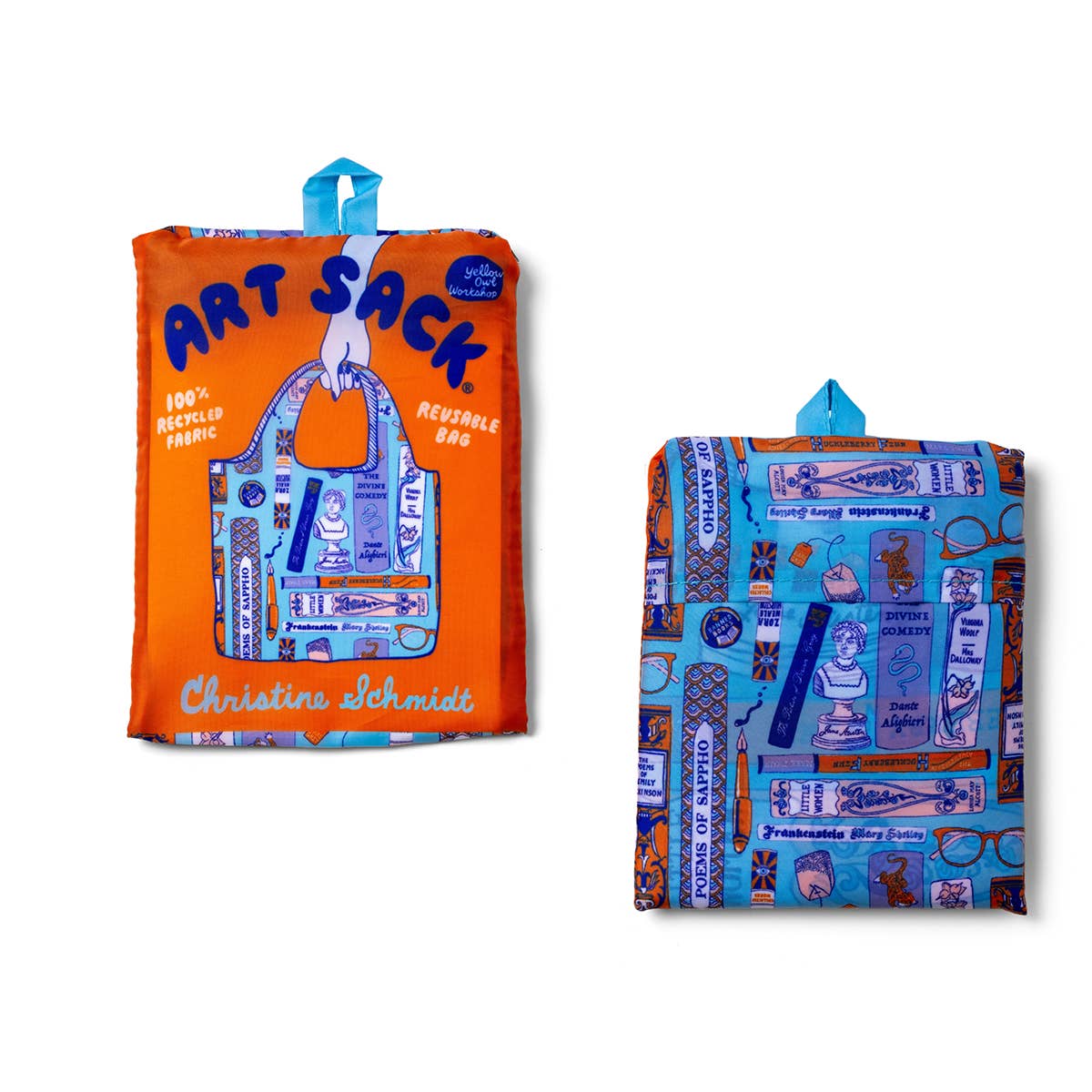 Bookbag Art Sack® | Eco-Friendly Reusable Book Lovers Tote