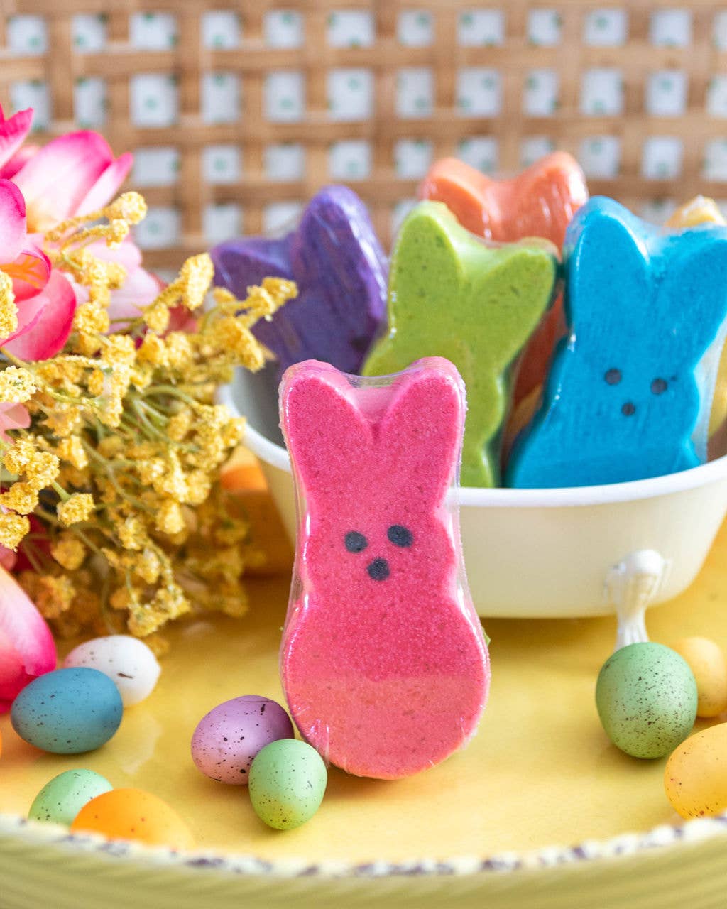 Easter Bunny Bath Bombs - Made in the USA: Jelly Bean (Blue)