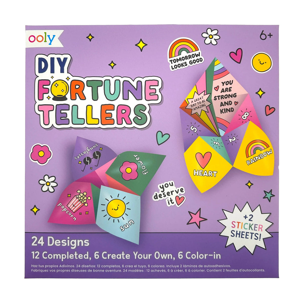 D.I.Y. Fortune Tellers Activity Kit - Set of 24 Designs