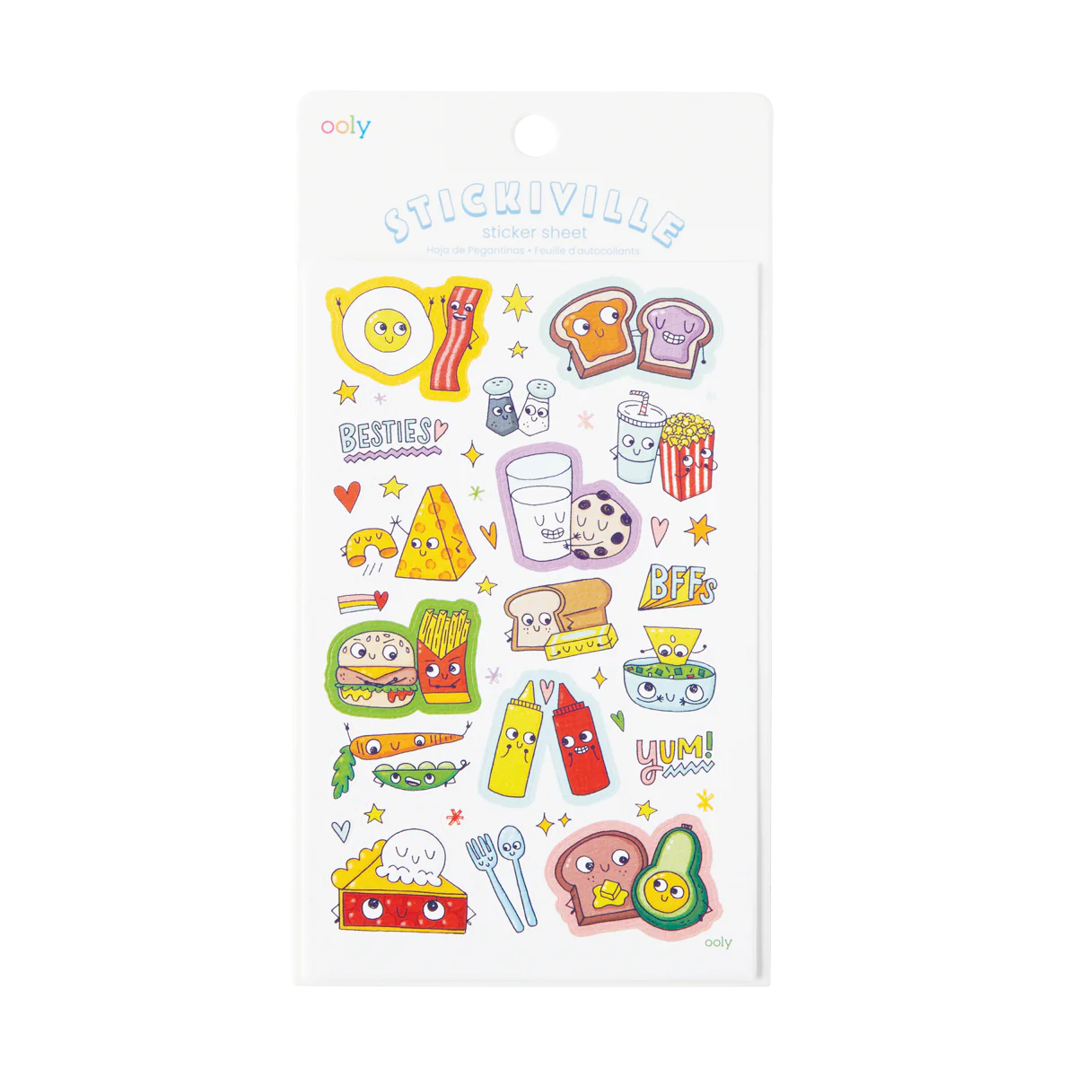 BFF Foods Sticker Sheet