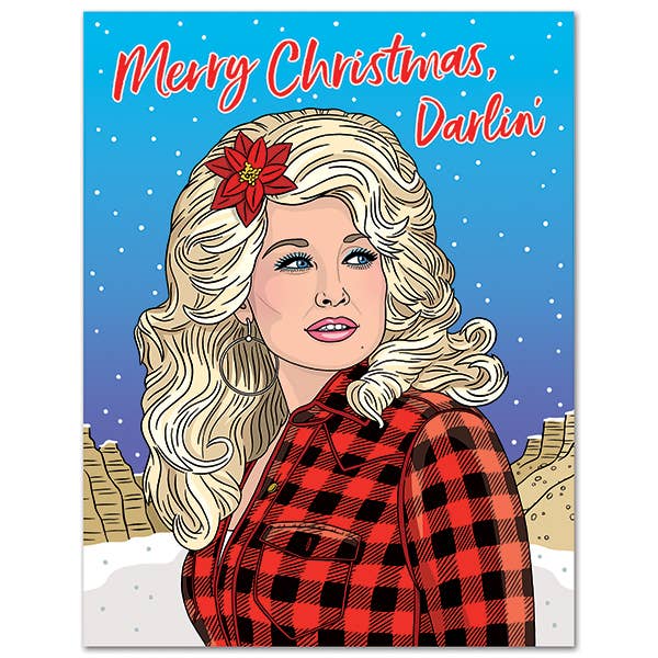 Dolly Merry Christmas Darlin&#39; Card
