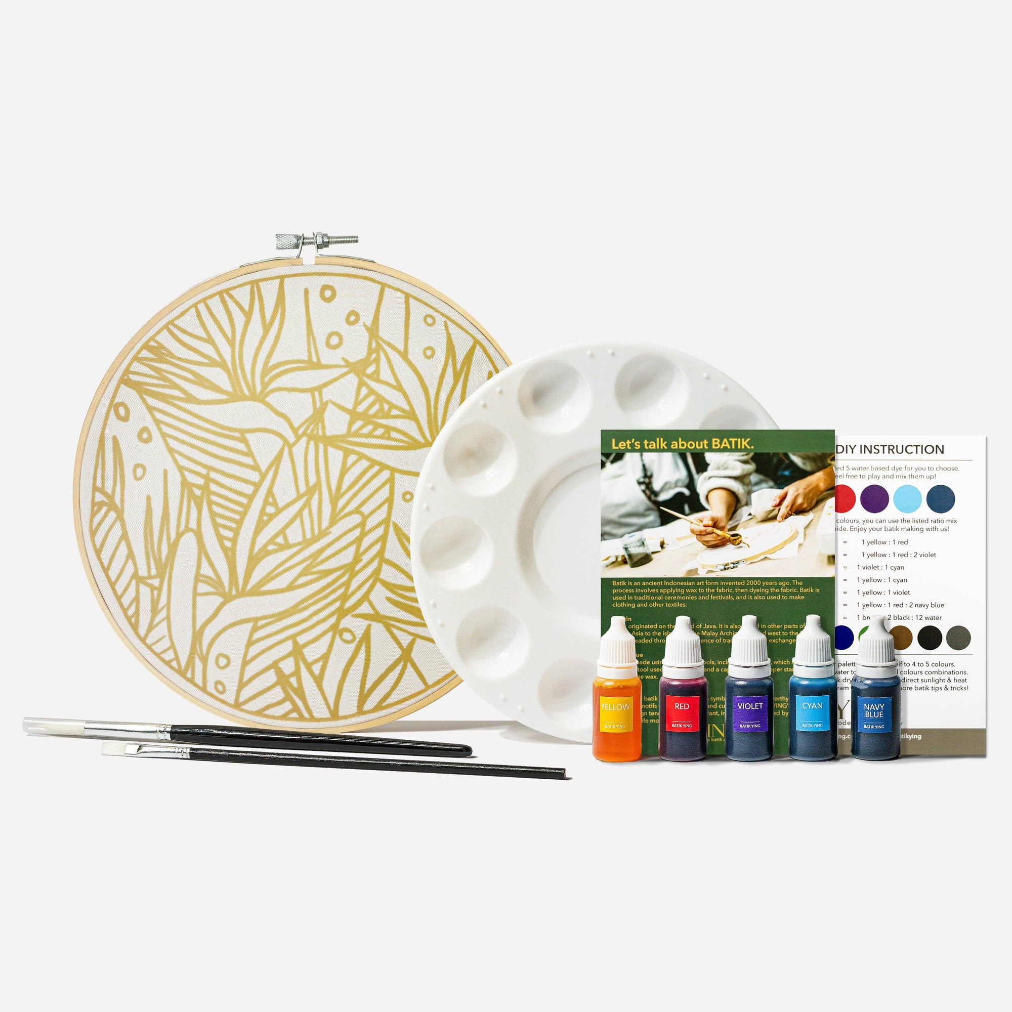 Bird of Paradise | Batik Craft Kit | Hand-Waxed DIY Art Kit UK: Batik Diy Kit