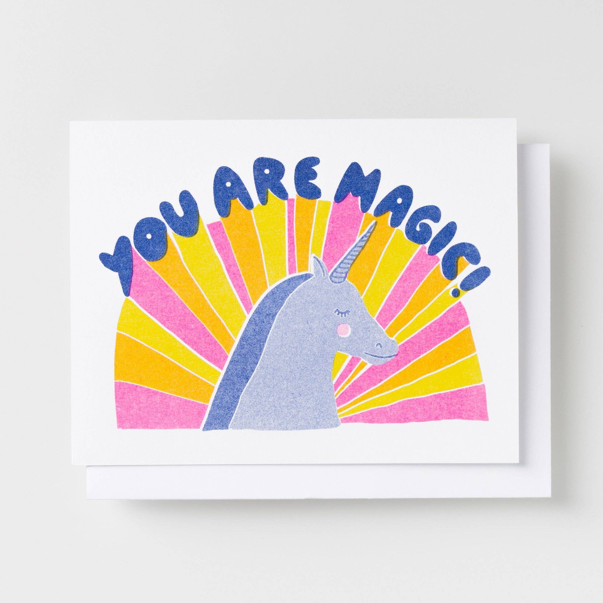 You Are Magic Card | Risograph Friendship Card