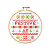 Festive AF Cross Stitch Kit