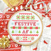 Festive AF Cross Stitch Kit