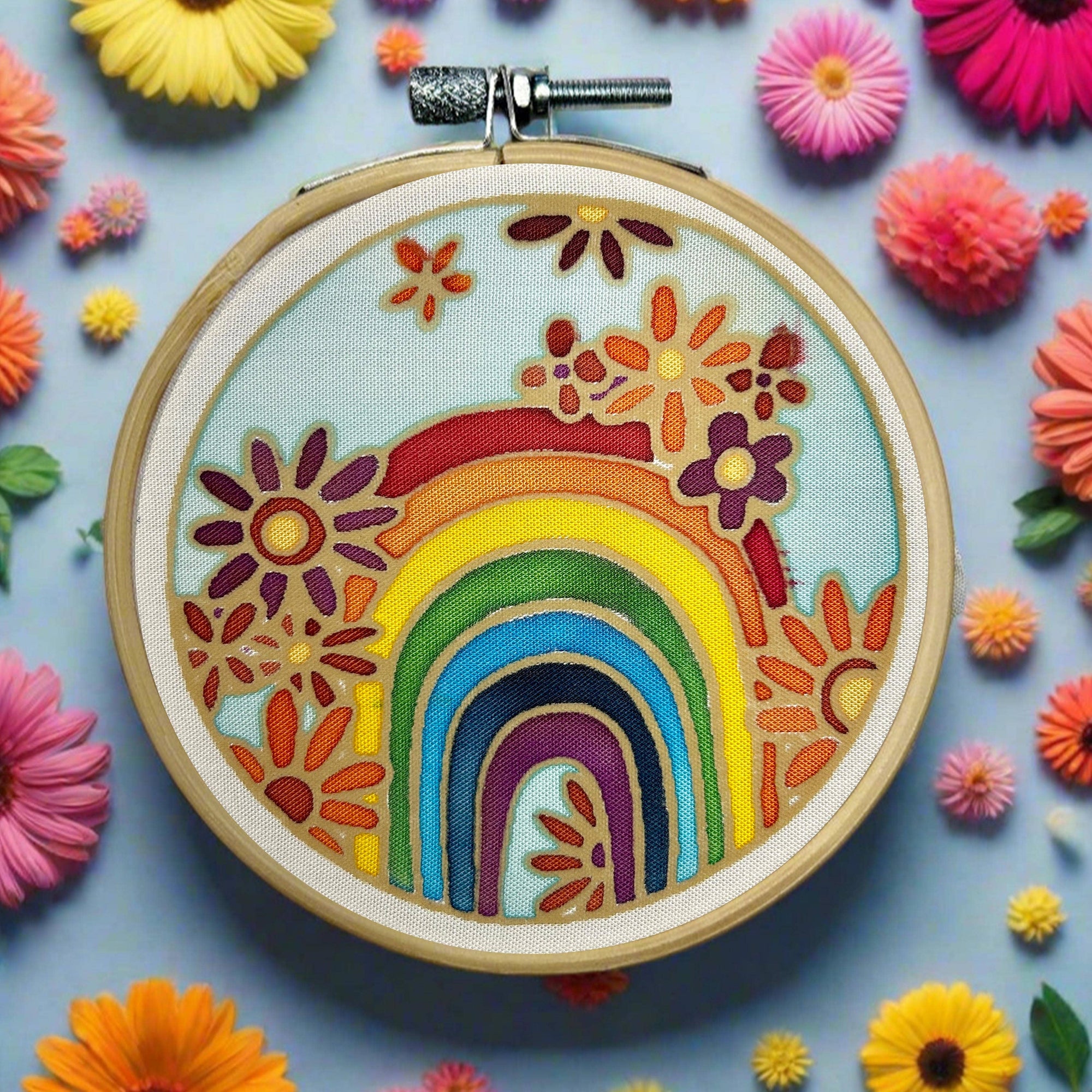 Mini Batik Craft Kit – Over the Rainbow | Hand-Waxed DIY Craft Kit: Batik Kit
