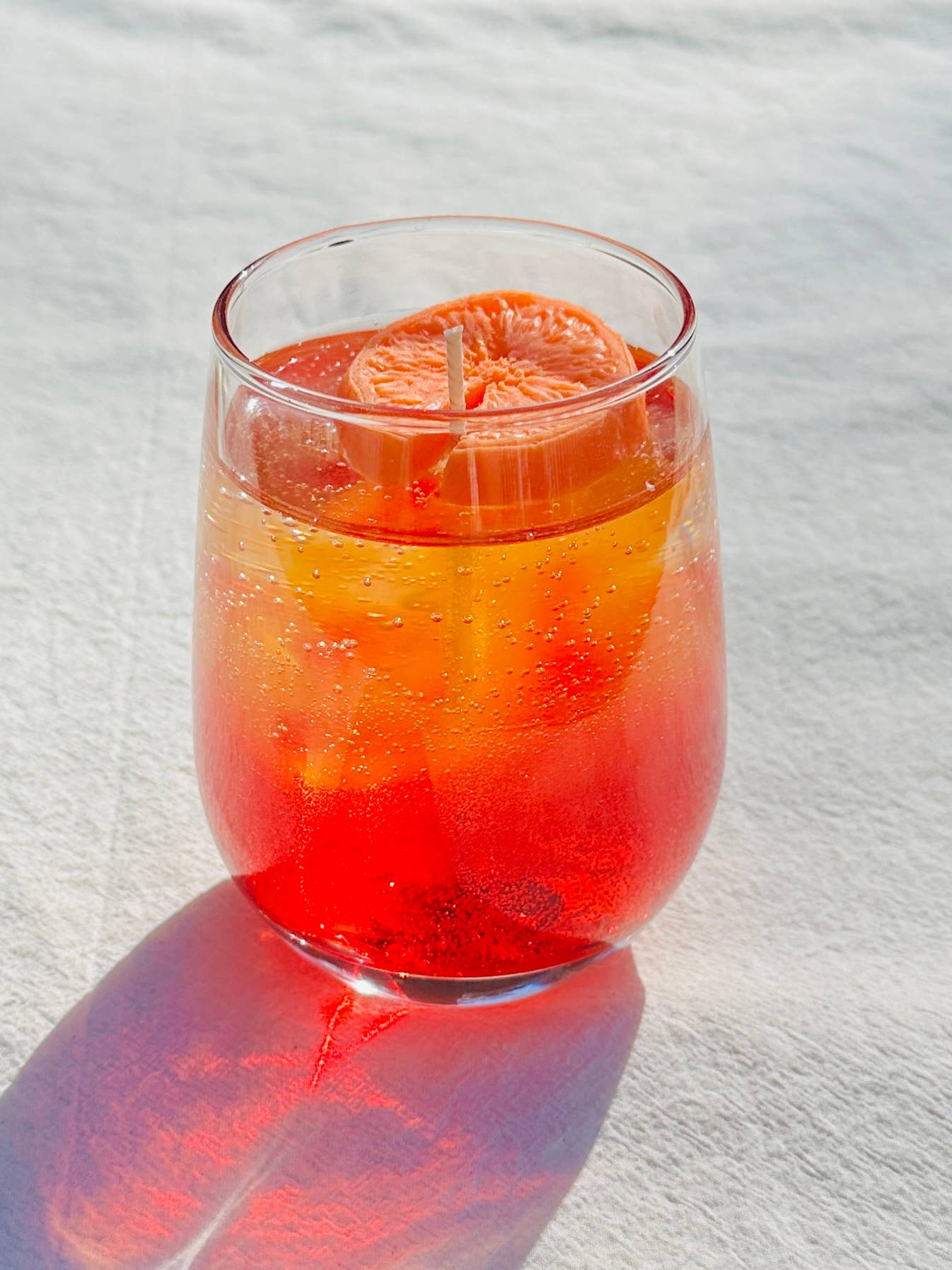 13 oz. Aperol Spritz ~ Cocktail Candle ~ Jelly Wax