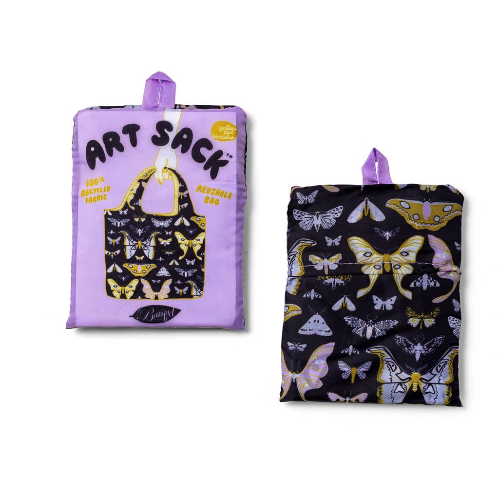 Moths Art Sack® by Banquet Workshop | Reusable Tote Bag