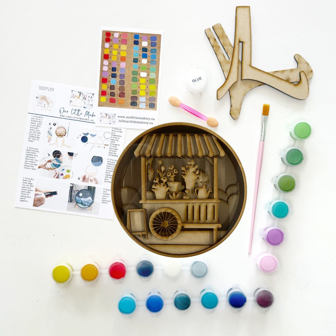 Petals Pop-Up Shadow Box Kit