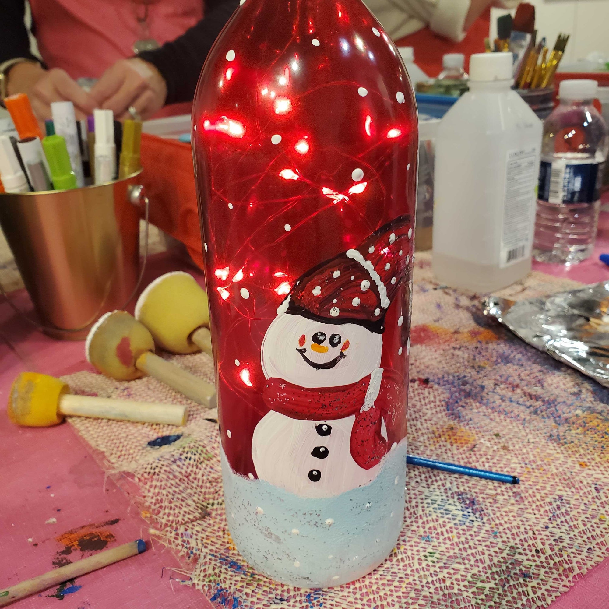 Glassware Painting Class