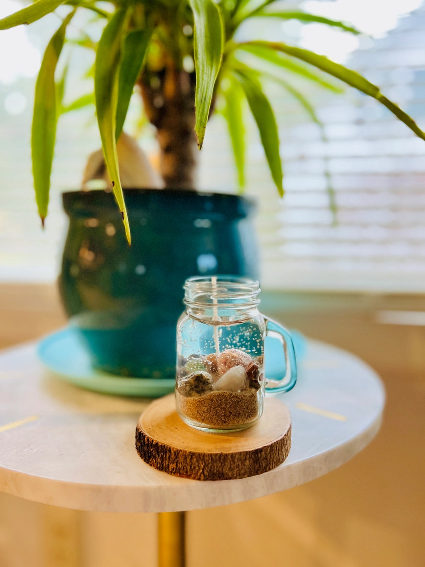 Mini Mug Rock Candle