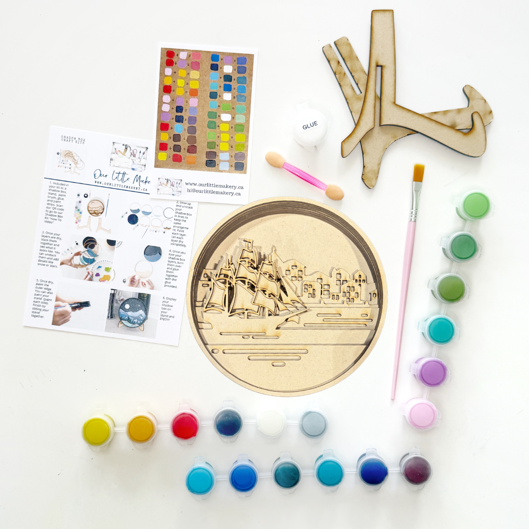 Painted Sails Shadow Box Kit