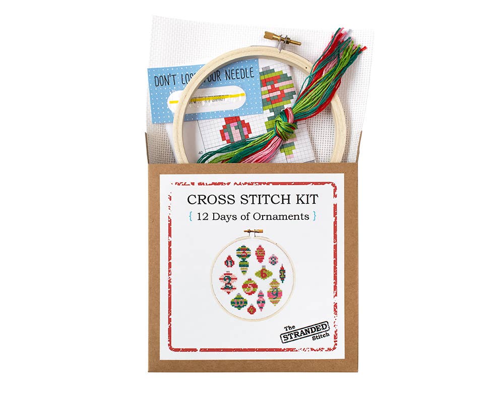 12 Days of Ornaments Cross Stitch Kit