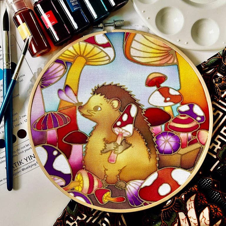 Hazel's Wonderland | Batik Craft Kit | Hand-Waxed DIY Art Kit UK: Batik DIY Kit