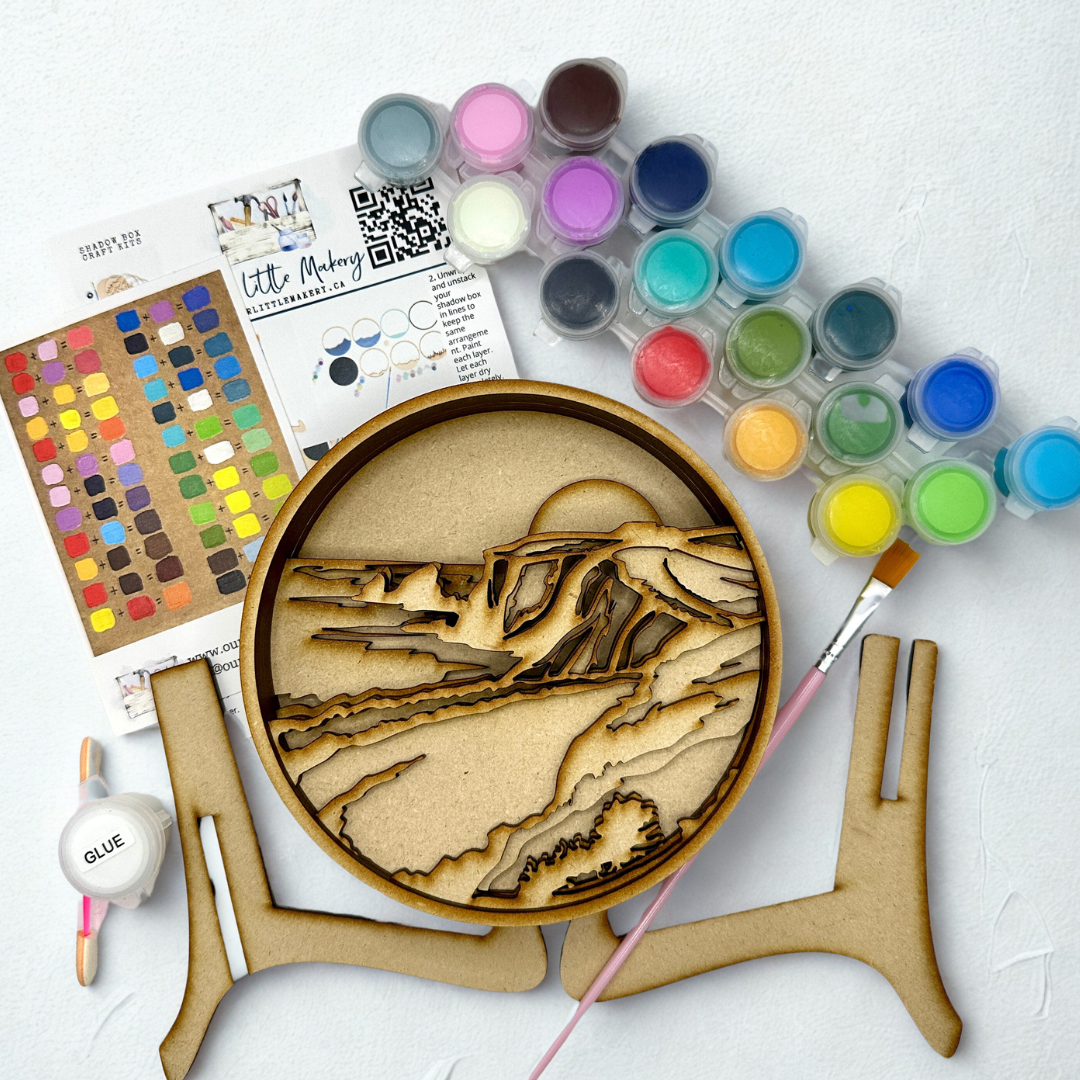 Coastal Cliffs Shadow Box Kit