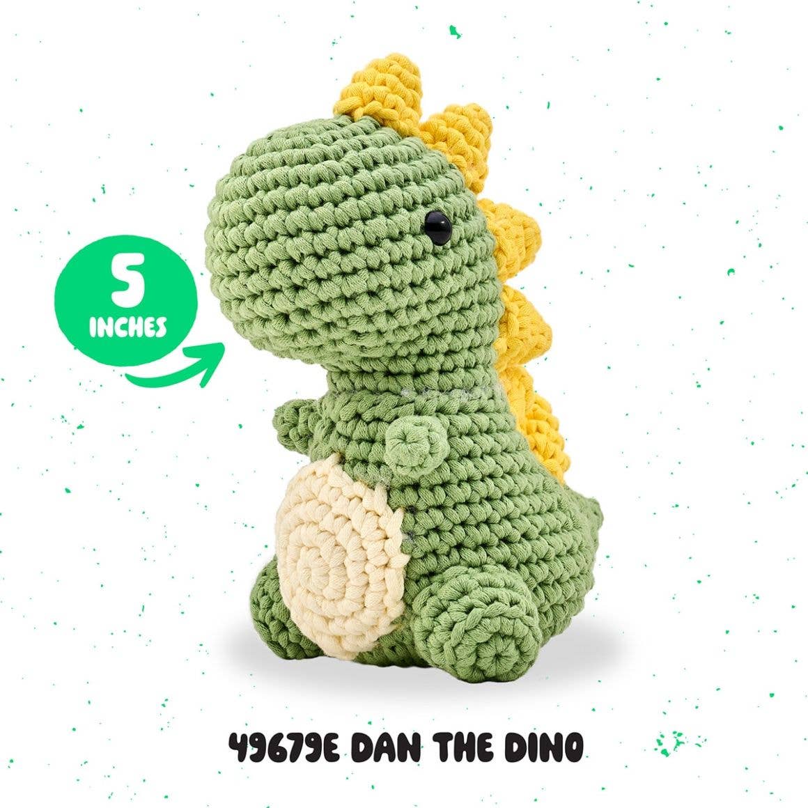 Bucilla ® Amigurumi Crochet Kit - Dan the Dino 5"