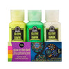 Glow-In-The-Dark Acrylic Paint Set: 6 Colors