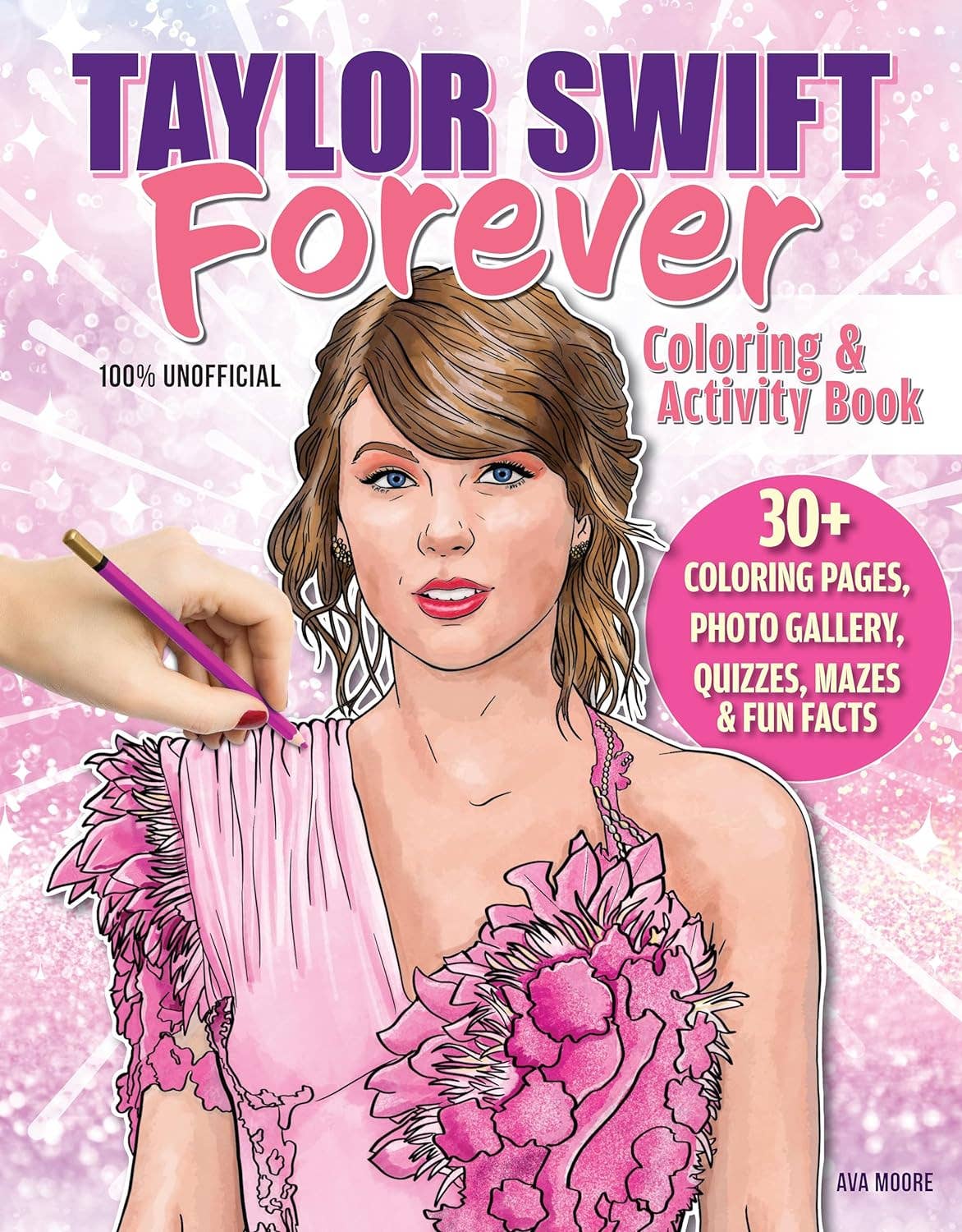 10-Copy Display Taylor Swift Forever Coloring &amp;Activity Book