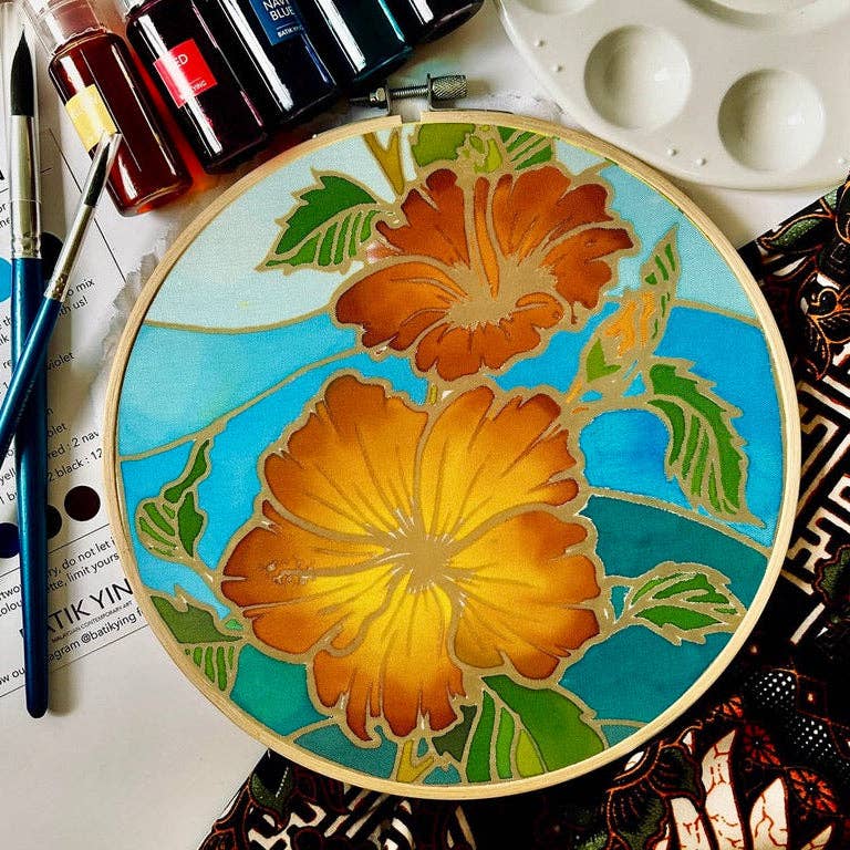 Sweet Raya | Batik Craft Kit | Hand-Waxed DIY Art Kit UK: Batik Diy Kit