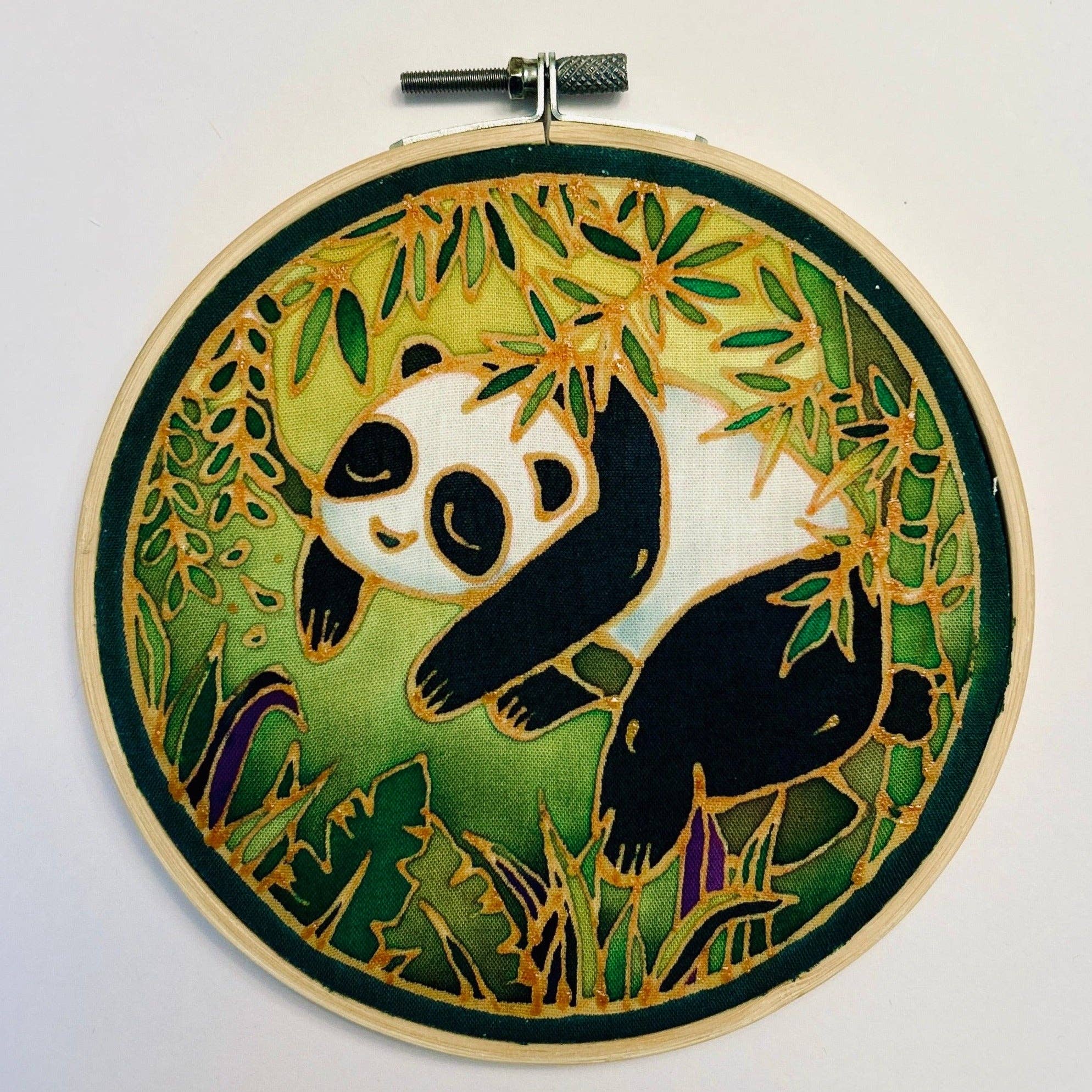 Sleepy Panda | Batik Craft Kit | Hand-Waxed DIY Art Kit UK: Batik Kit