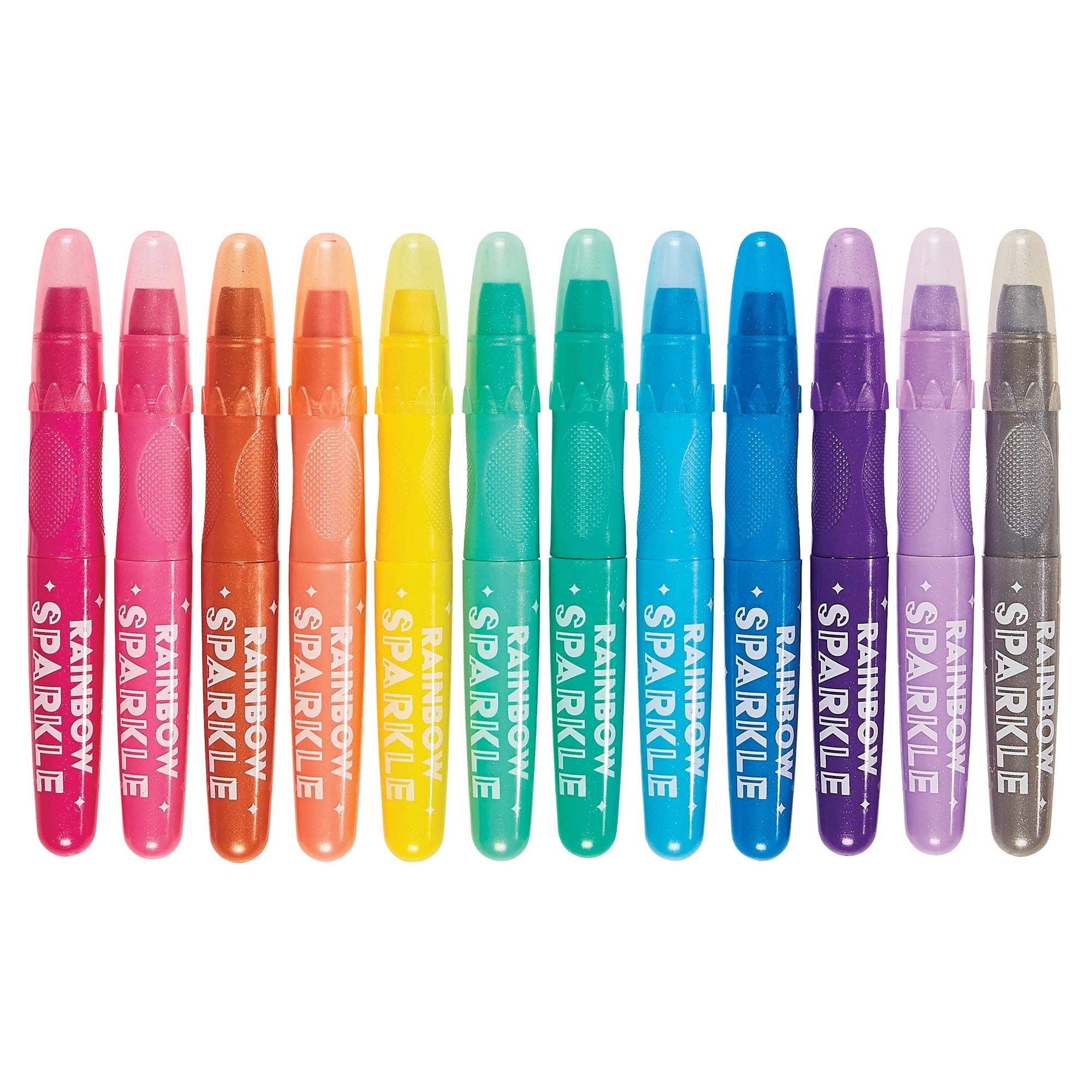 Rainbow Sparkle: Watercolor Gel Crayons (Set of 12)