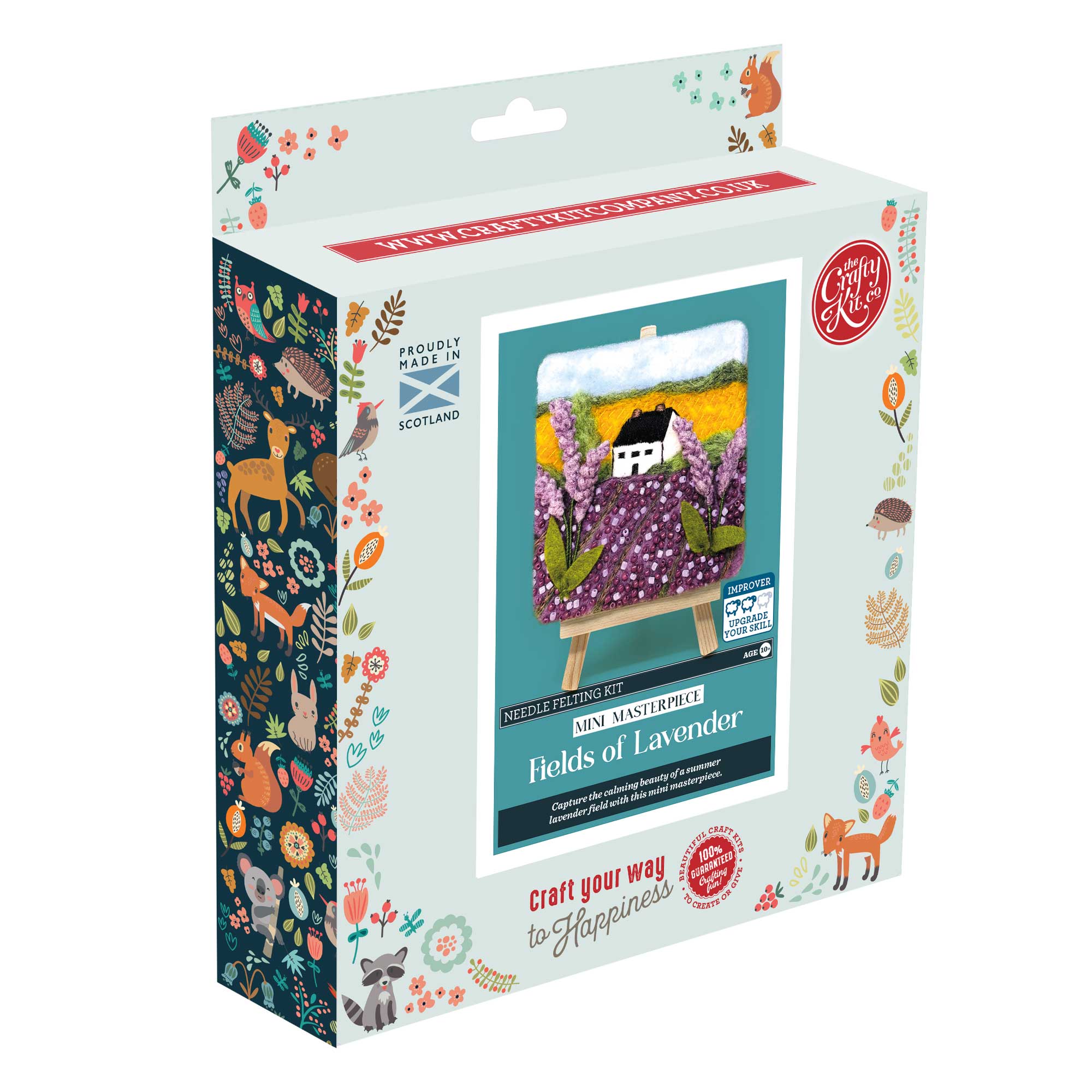 Mini Masterpiece: Fields of Lavender Needle Felt Kit
