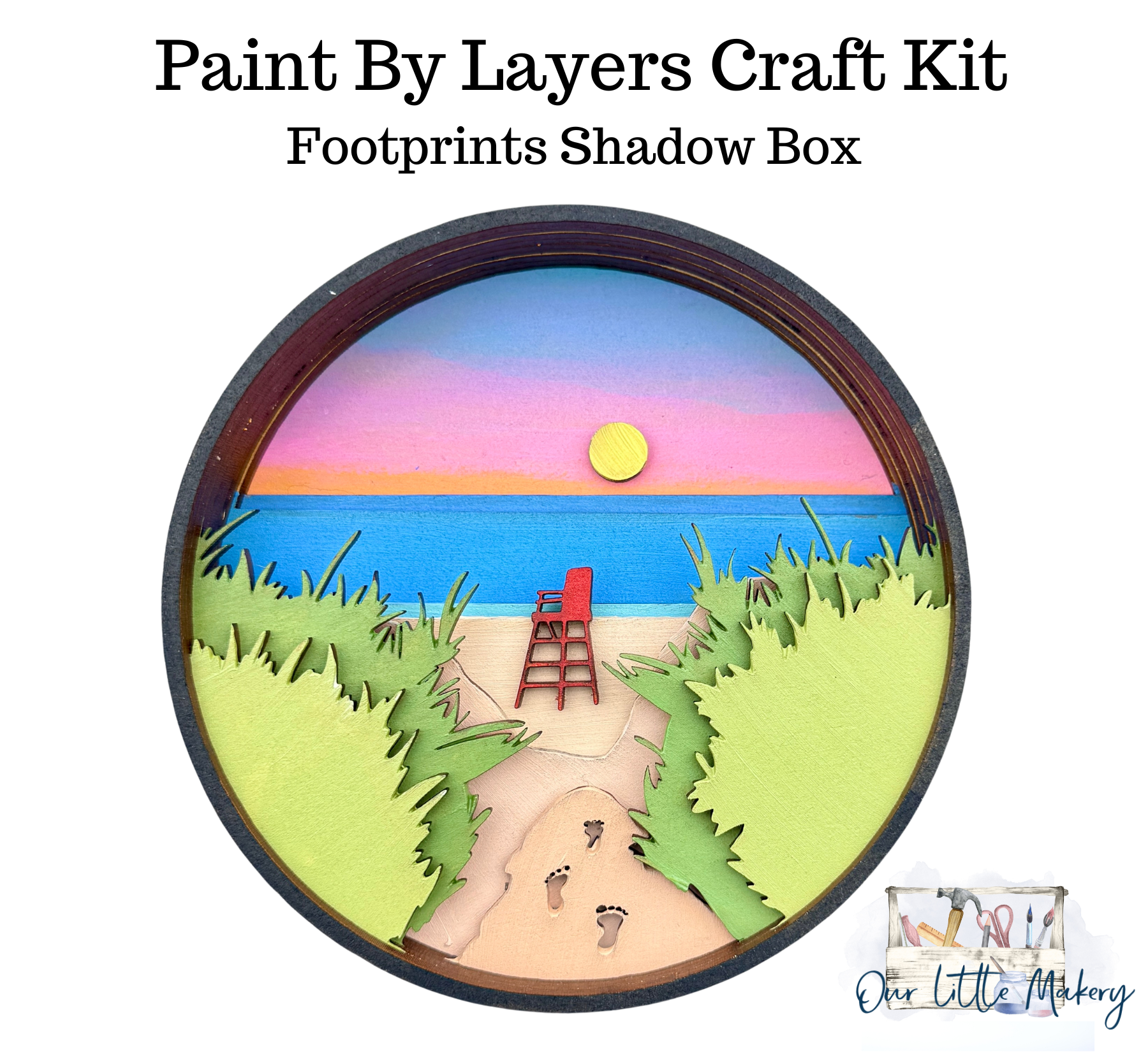 Footprints Shadow Box Kit