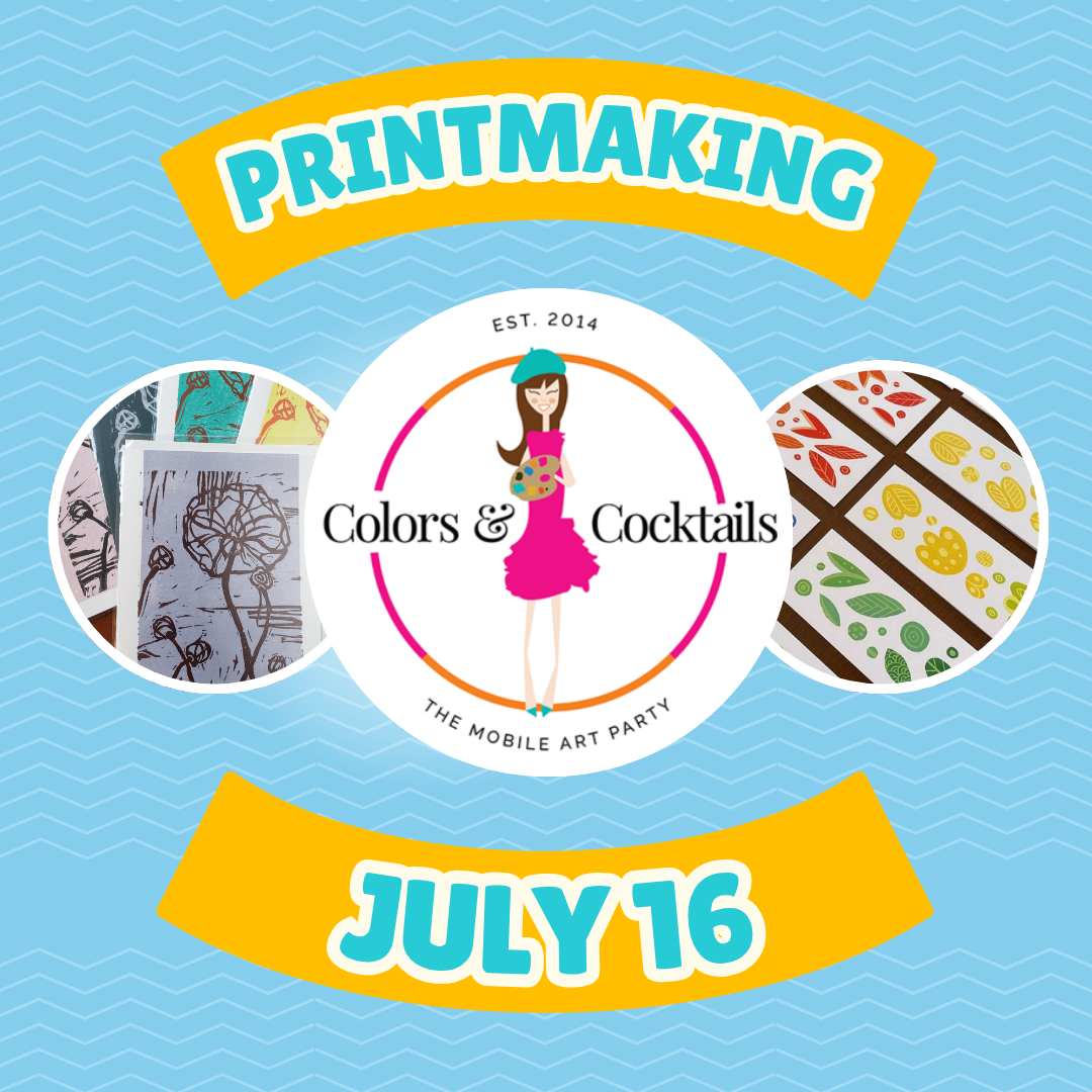 2026 July Summer Art Camp! (THURSDAY 7/16/26) Printmaking!