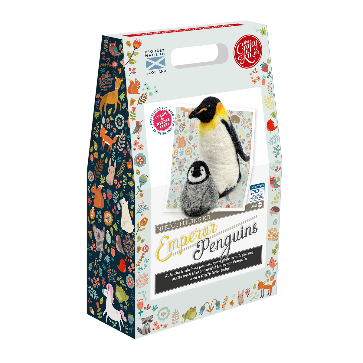 Emperor Penguins Needle Felting Craft Kit