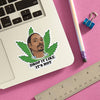 Snoop Pot Leaf Die Cut Sticker