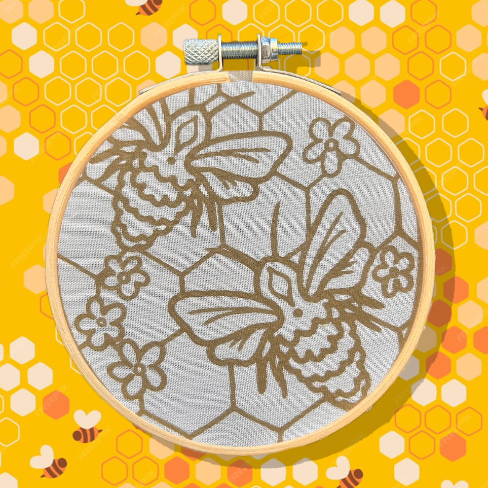 Mini Batik Craft Kit – Just BEE Yourself | Hand-Waxed DIY Craft Kit