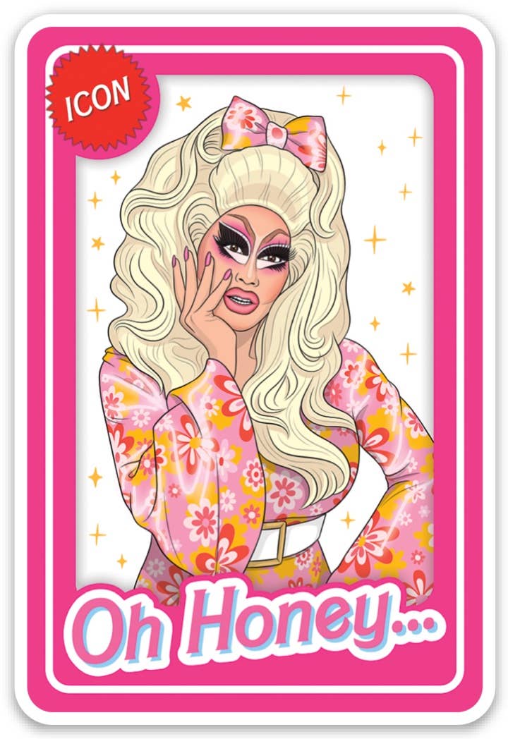 Trixie Oh Honey Die Cut Sticker