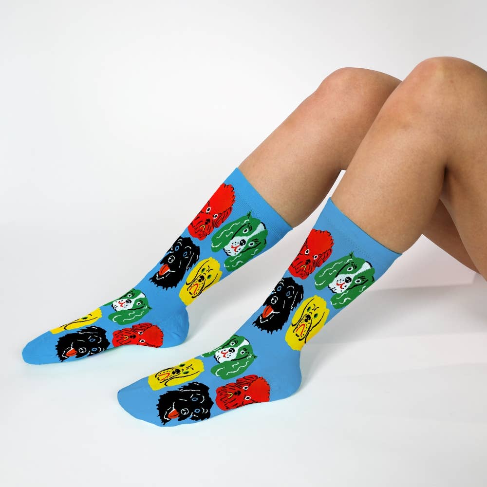 Kristina Micotti Dogs Crew Socks | Dog Lover Gift | Small