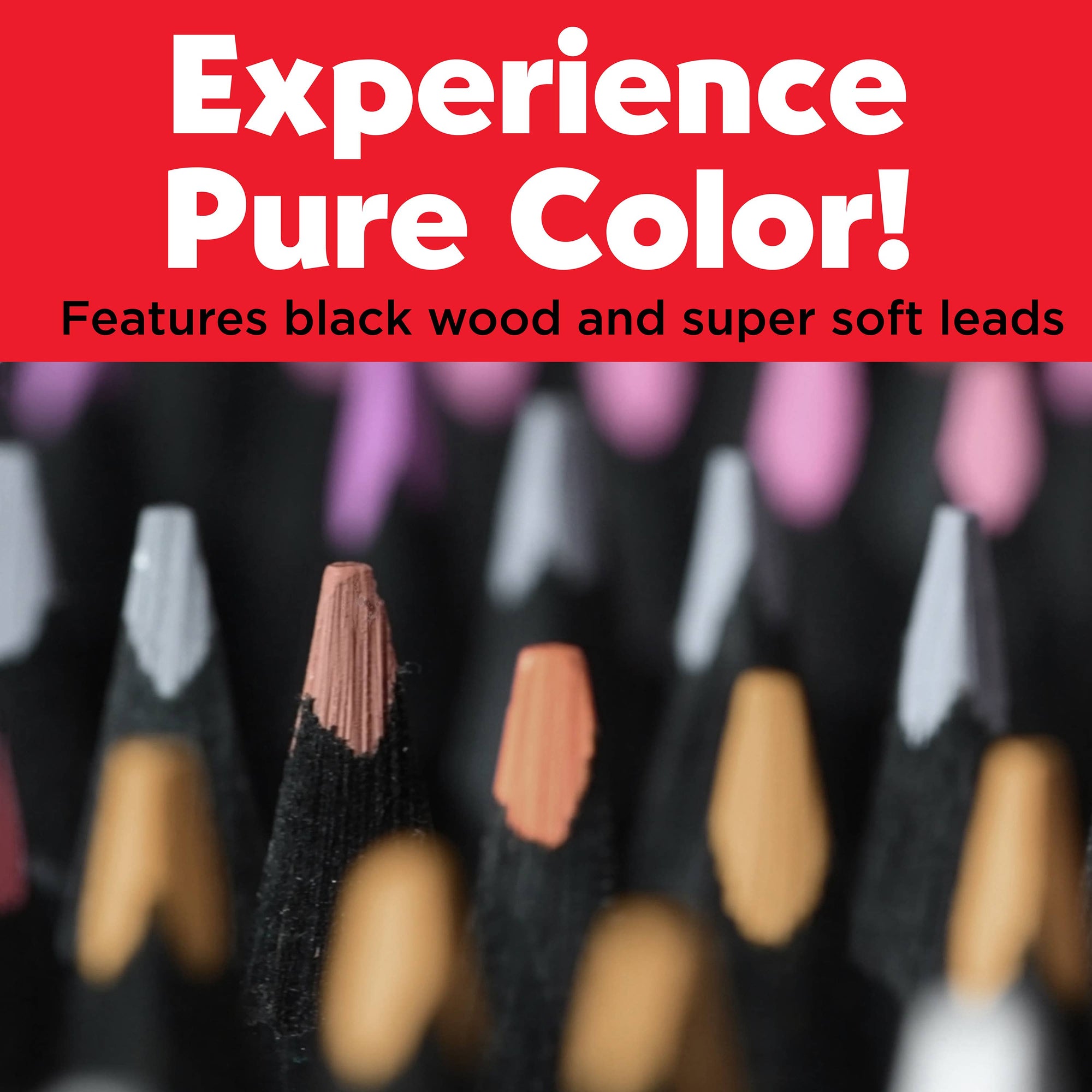 Super Soft Black Edition Color Pencils: 12 Ct Skin Tones