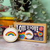 &#39;Love is Love&#39; Mini Matchbox Cross Stitch Kit