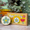 &#39;Happy Mother&#39;s Day&#39; (Flower) Mini Matchbox Cross Stitch Kit
