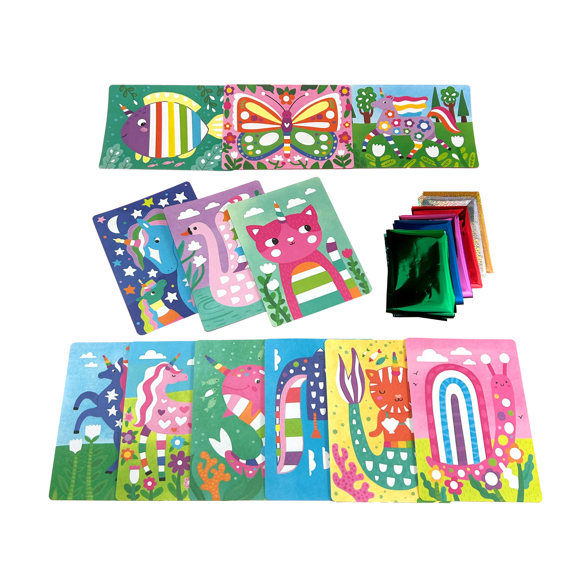 Foil-tastic: Foil Art &amp; Coloring Fun - Whimsical World (36 P